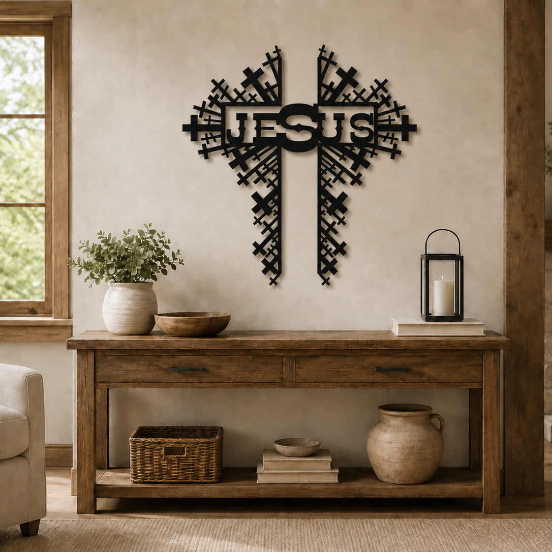 "Jesus" Cross - Wall Art