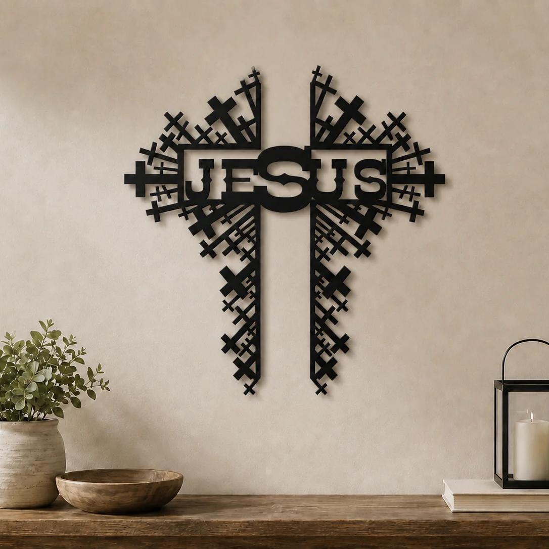 "Jesus" Cross - Wall Art