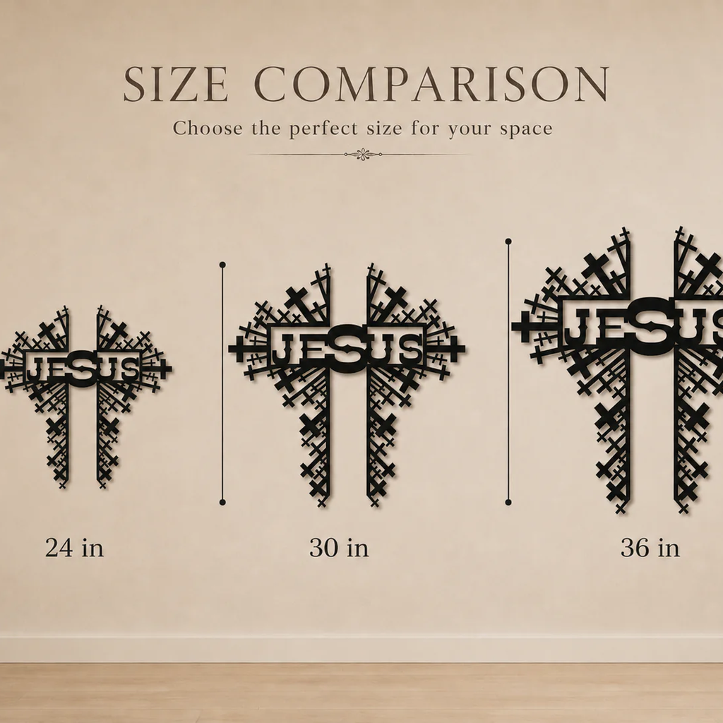 "Jesus" Cross - Wall Art